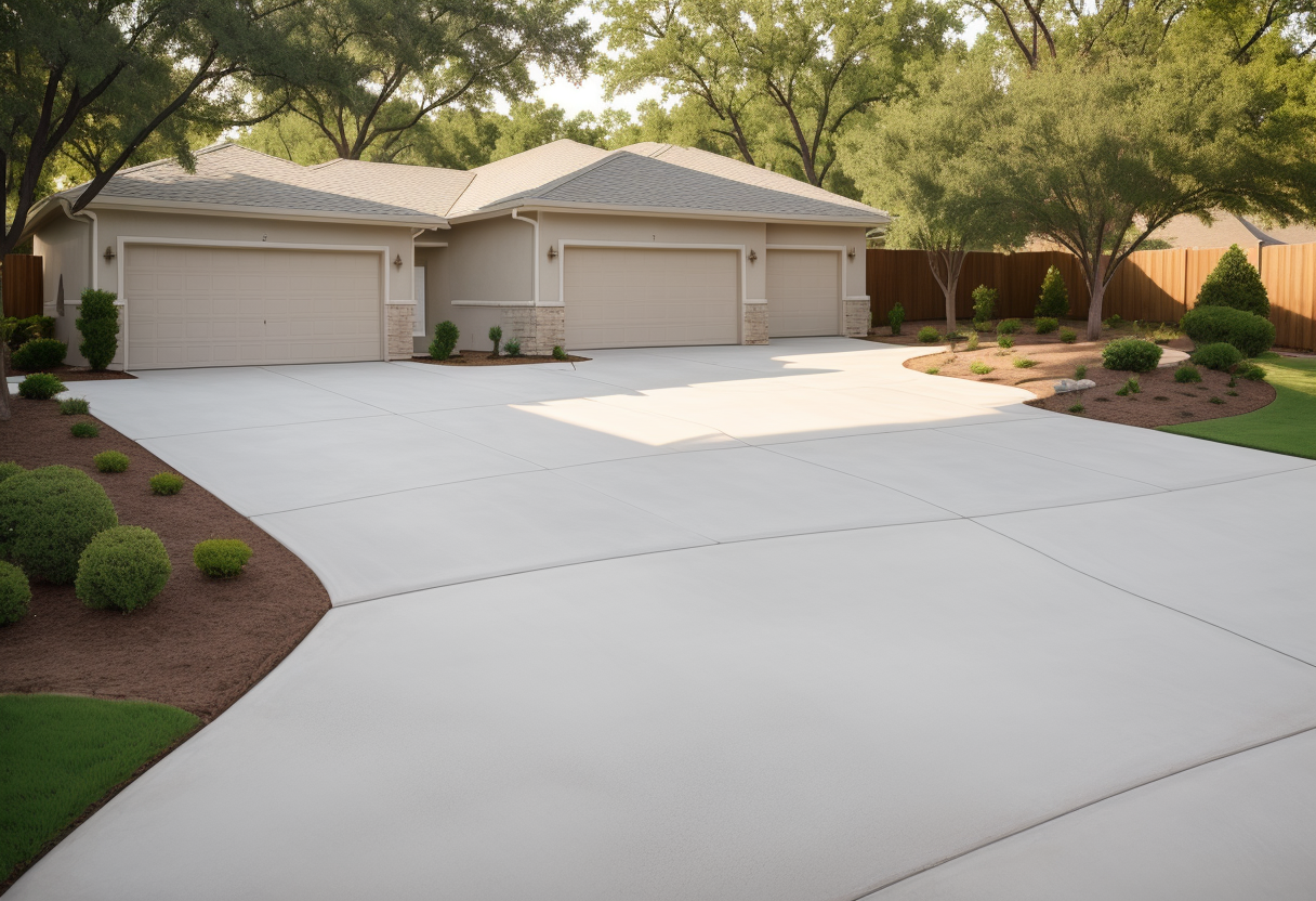 Garage, patio, and apron work