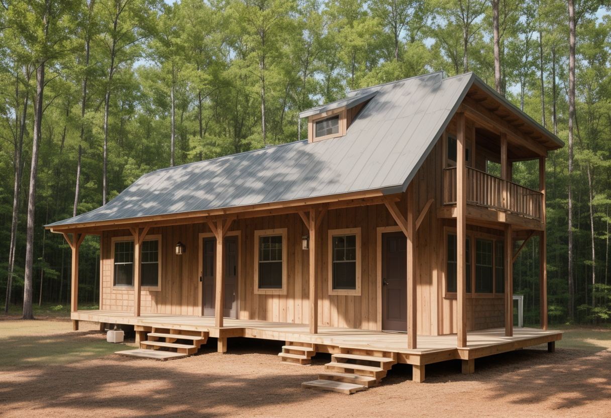 Portable cabin and shop project suited for Mineola properties